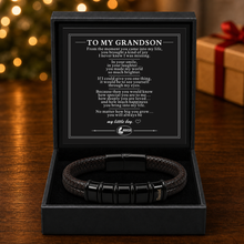 To My Grandson - Your Path Classic Leather Bracelet