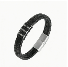 To My Father - Infinite Gratitude Leather Bracelet