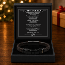 To My Husband - Our Story Classic Leather Bracelet