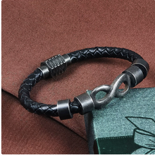 To My Son - Vintage Cross Leather Bracelet