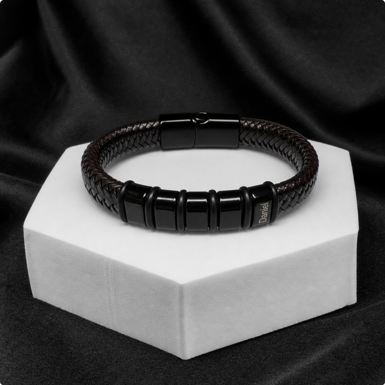 To My Grandfather - Timeless Classic Leather Bracelet
