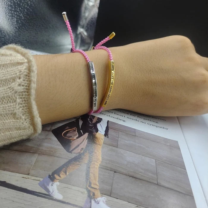 Don't Let The Hard Days Win Bracelet