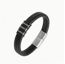 To My Father - Infinite Gratitude Leather Bracelet
