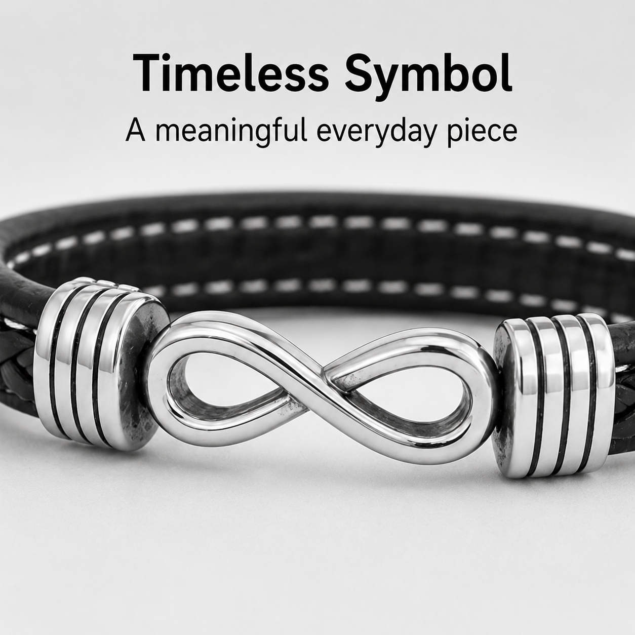 To My Husband Double-Strand Infinity Bracelet
