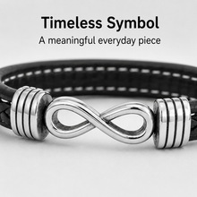To My Grandpa Double-Strand Infinity Bracelet