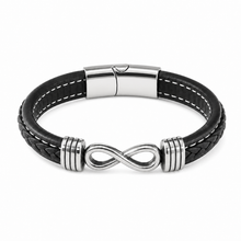 To My Father Double-Strand Infinity Bracelet