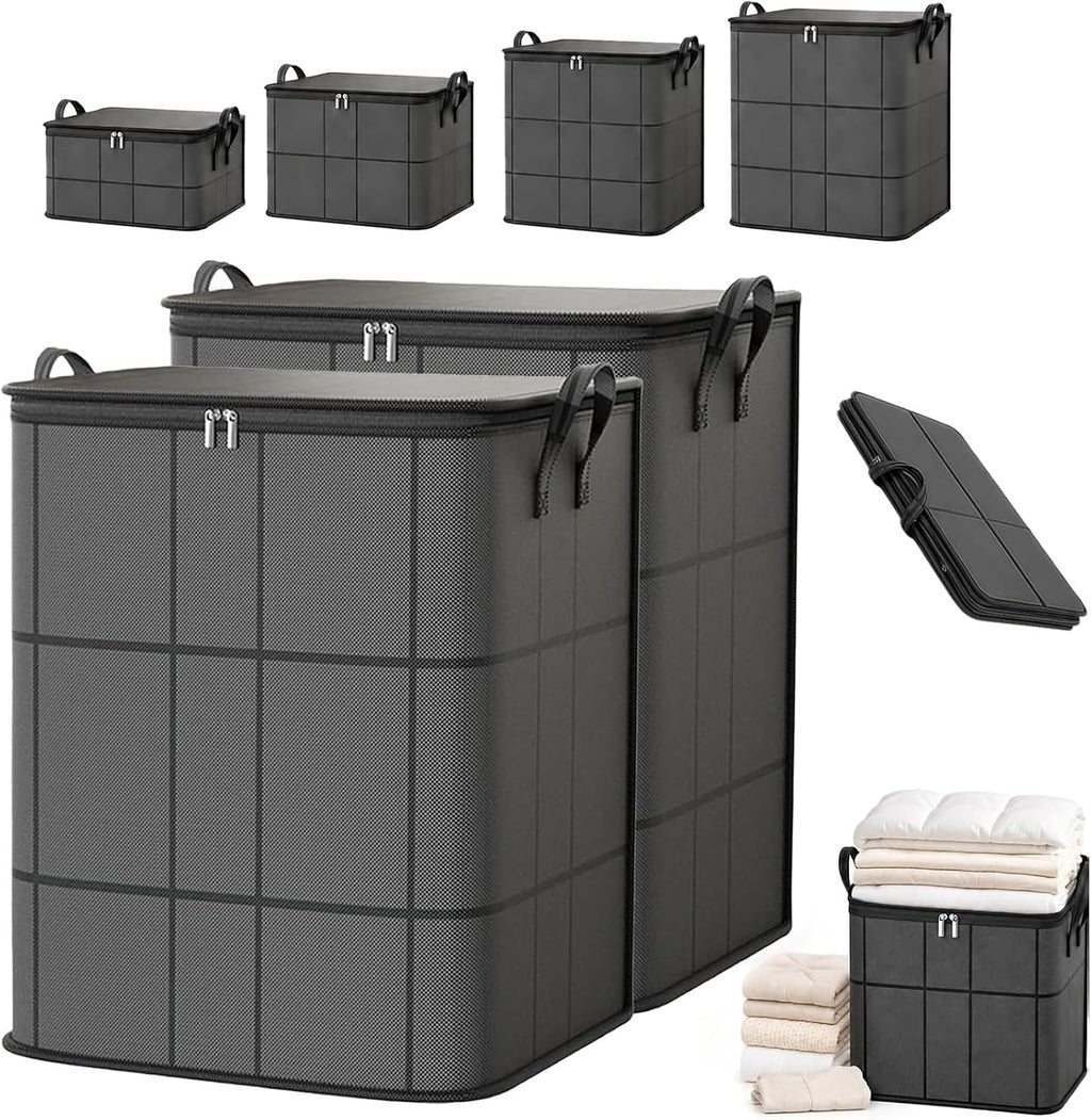 2027 Upgraded XXL Foldable Storage Bag with Reinforced Handles