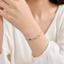 To My Wife Family Stone Infinity Chain Bracelet
