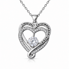 To My Wife Forever Infinity Heart Necklace