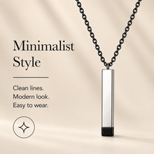 To My Mother Always Close Vertical Bar Necklace