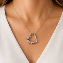 To My Grandma Together Family Heart Necklace