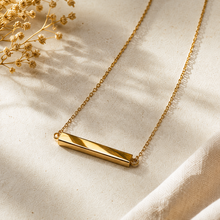 To My Mother Always Close Horizontal Bar Necklace