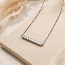 To My Granddaughter Horizontal Bar Necklace