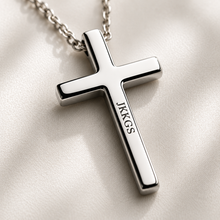 To My Daughter Faith Cross Pendant Necklace