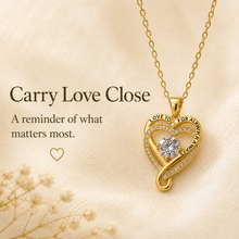 To My Granddaughter Forever Infinity Heart Necklace