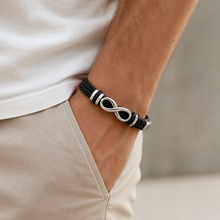 To My Son Quiet Strength Sculpted Infinity Bracelet
