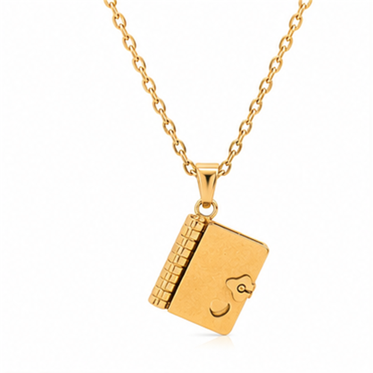 To My Mother Love Story Mini Book Pendant Necklace