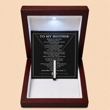 To My Mother Always Close Vertical Bar Necklace