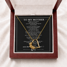 To My Mother Together Family Heart Necklace