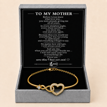 To My Mother Heartfelt Infinity Heart Bracelet