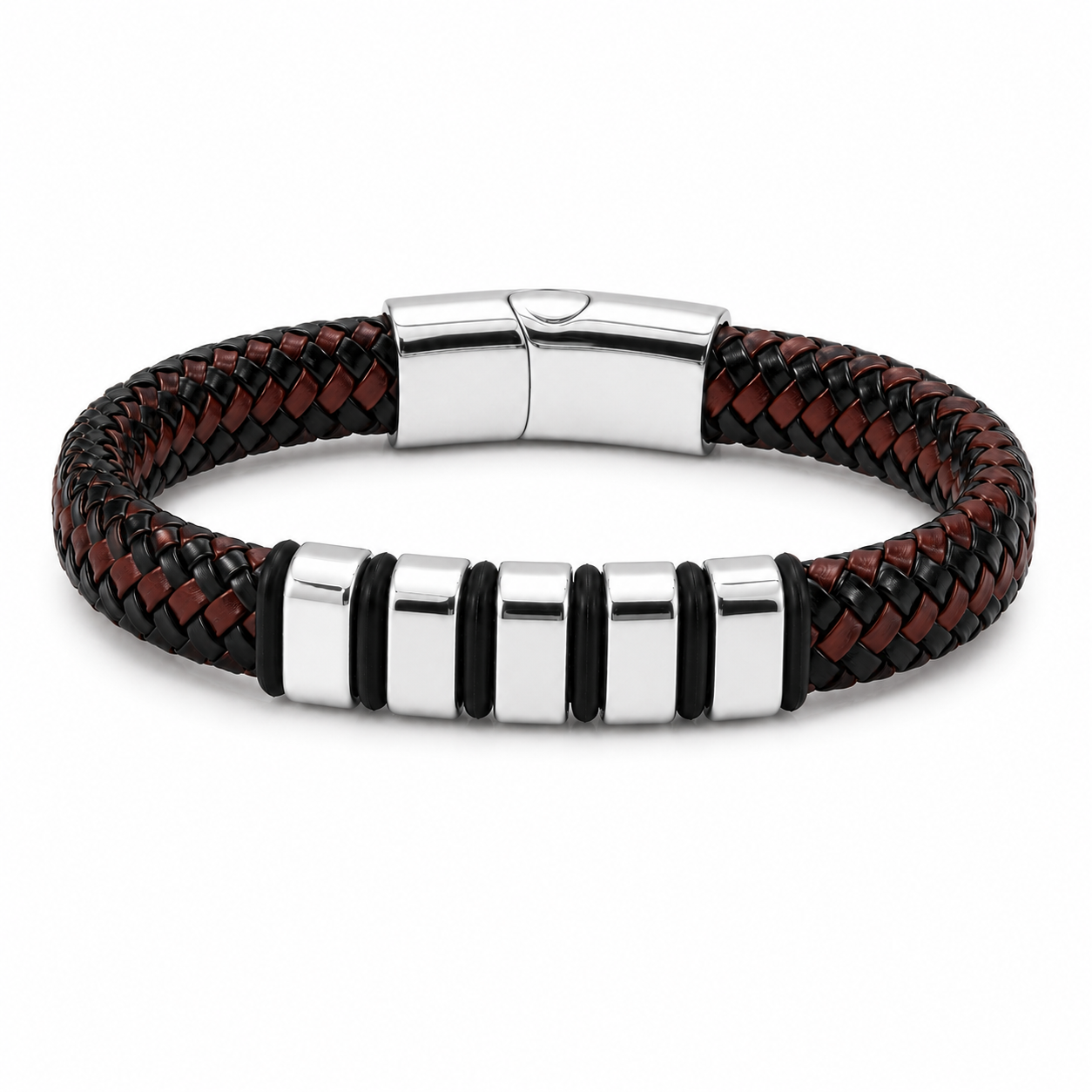 To My Father Legacy Two-Tone Woven Bracelet