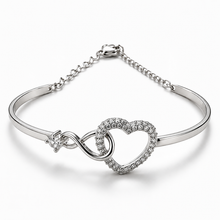 To My Grandma Heartfelt Infinity Heart Bracelet