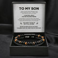 To My Son – Tiger Eye Guardian Protection Bracele