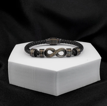 To My Son - Vintage Cross Leather Bracelet