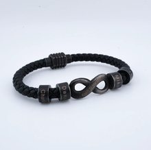 To My Son - Vintage Cross Leather Bracelet