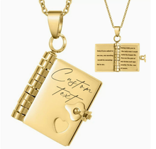 To My Daughter - Forever Brilliant Gemstone Pendant Necklace