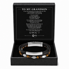 To My Grandson - Quiet Confidence Stainless Steel Bracelet