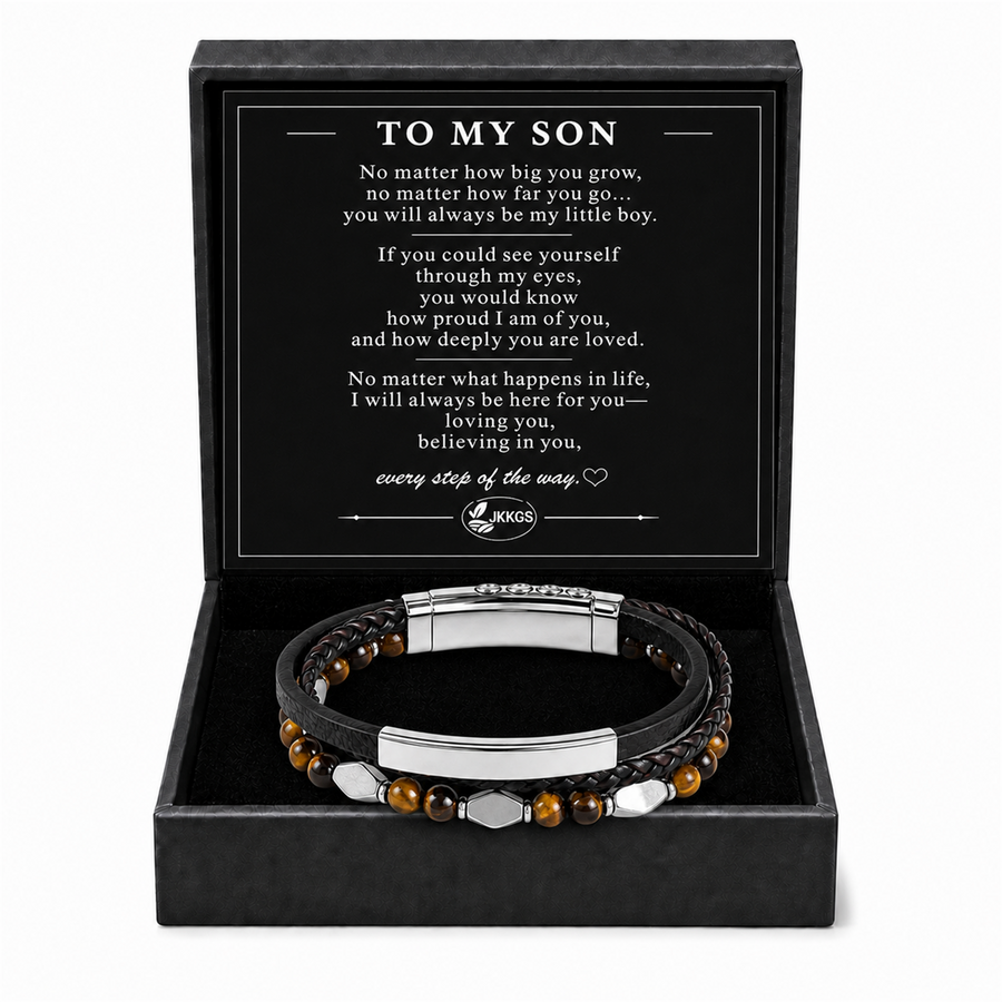 To My Son - Quiet Confidence Stainless Steel Bracelet