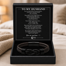 To My Husband - Your Name, My Forever Bracelet