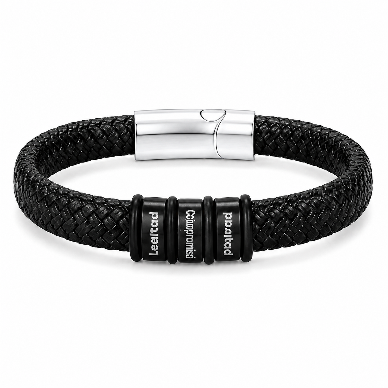To My Husband Legacy Message Bar Bead Bracelet
