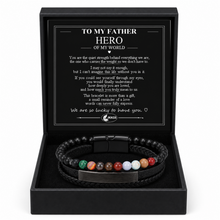 To My Father - Dad's Signature Leather Bracelet