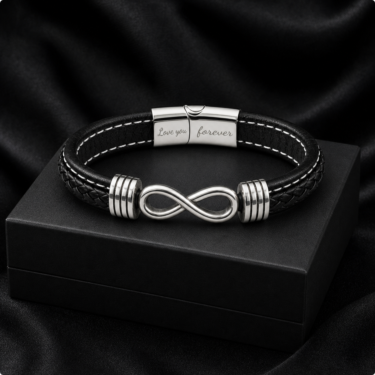To My Grandpa - Love You Forever Personalized Bracelet