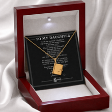 To My Daughter - Forever Brilliant Gemstone Pendant Necklace