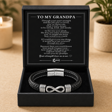 To My Grandpa - Love You Forever Personalized Bracelet