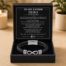 To My Father - Love You Forever Personalized Bracelet