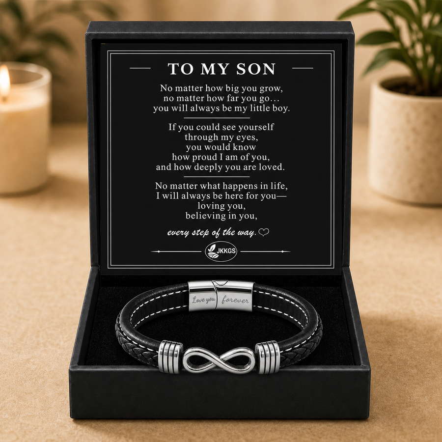 To My Son - Love You Forever Personalized Bracelet