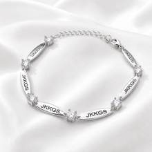 To My Wife Everyday Love Nameplate Chain Bracelet