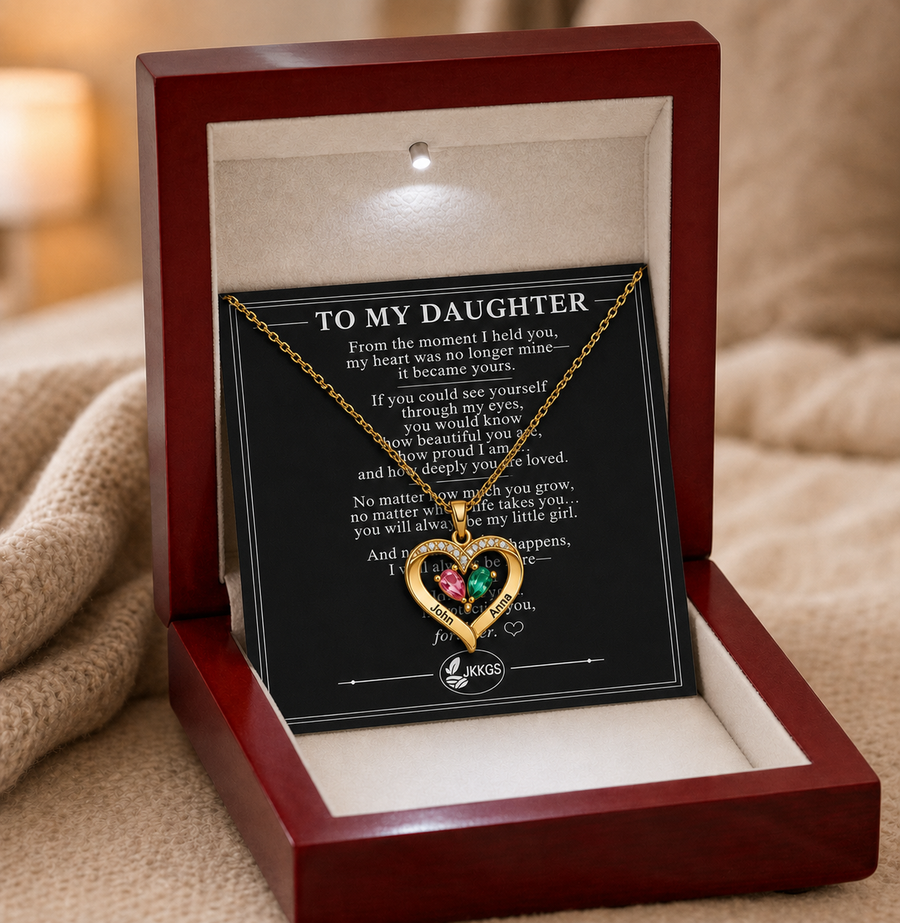 To My Daughter - Forever in My Heart Pendant Gift Set