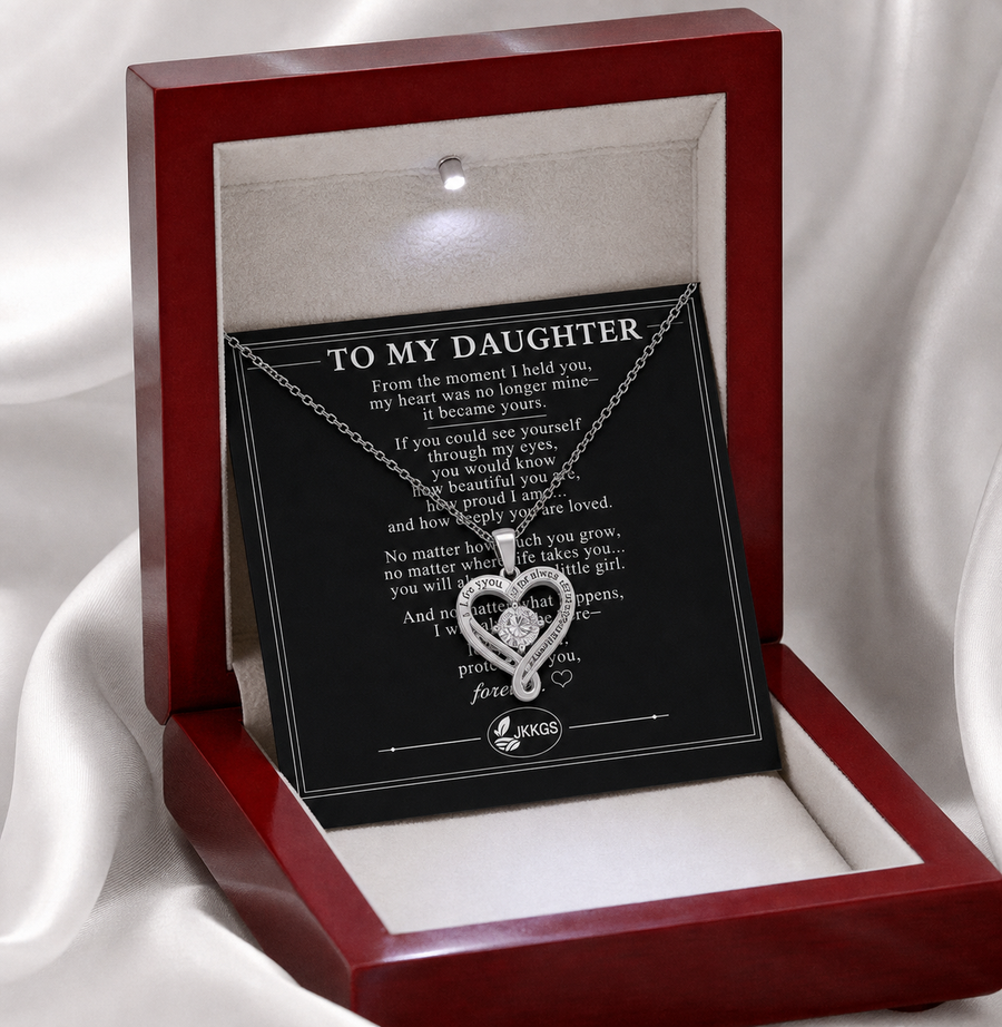 To My Daughter - Timeless Elegance Pendant Necklace