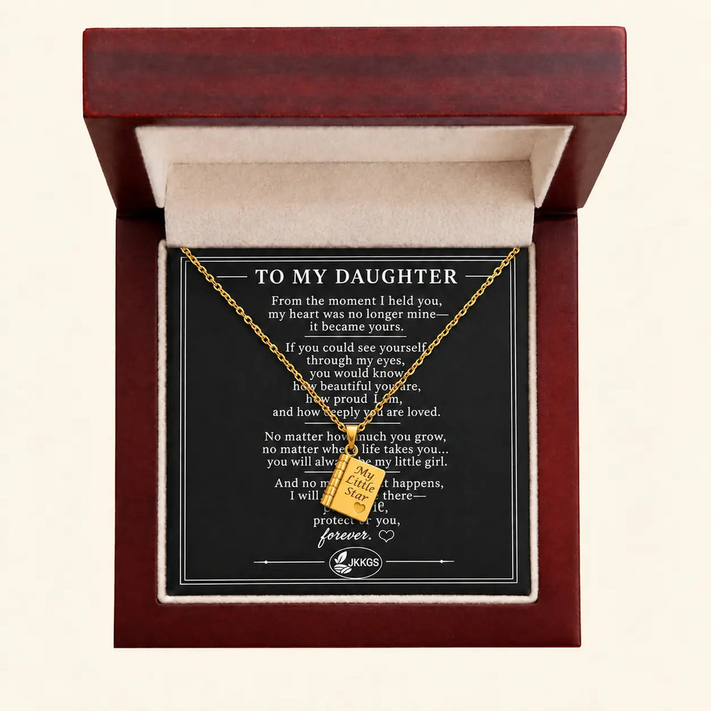 To My Daughter--My Little Star Necklace