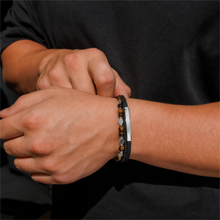 To My Grandfather - Quiet Strength Stainless Steel Bracelet