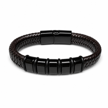 To My Grandson - Your Path Classic Leather Bracelet
