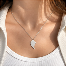 To My Daughter Matching Split Heart Necklace Set